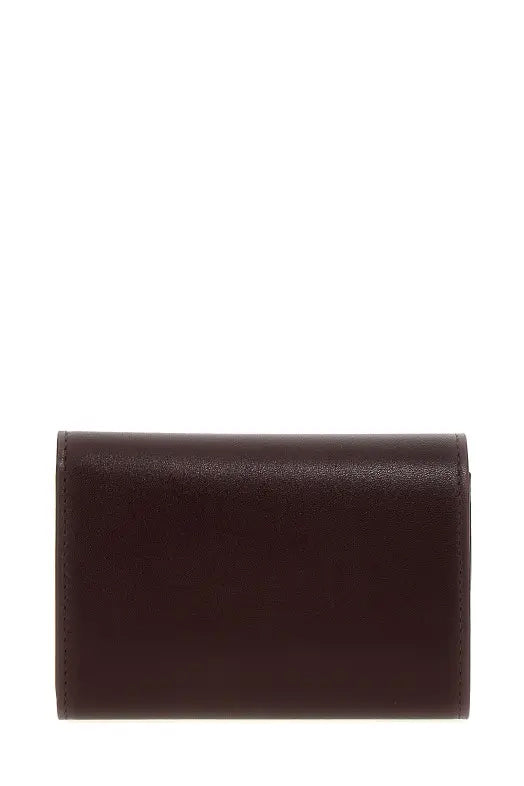 【現貨】Loewe pebble 金釦三折短夾