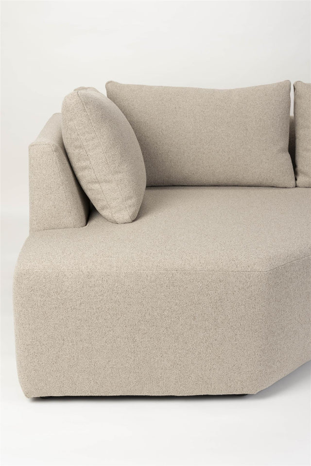 Zuiver-Element Prosper Seat Left Cappuccino 模組沙發