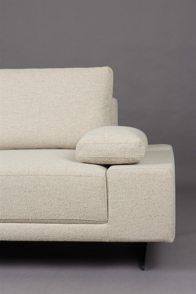 Dutchbone-Shelly Off-White Left Chaise Longue 三人沙發 -白色