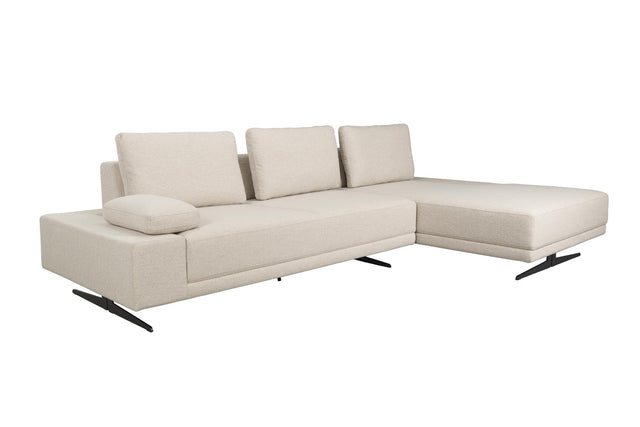 Dutchbone-Shelly Off-White Right Chaise Longue 三人沙發 -白色