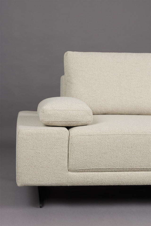 Dutchbone-Shelly Off-White Right Chaise Longue 三人沙發 -白色