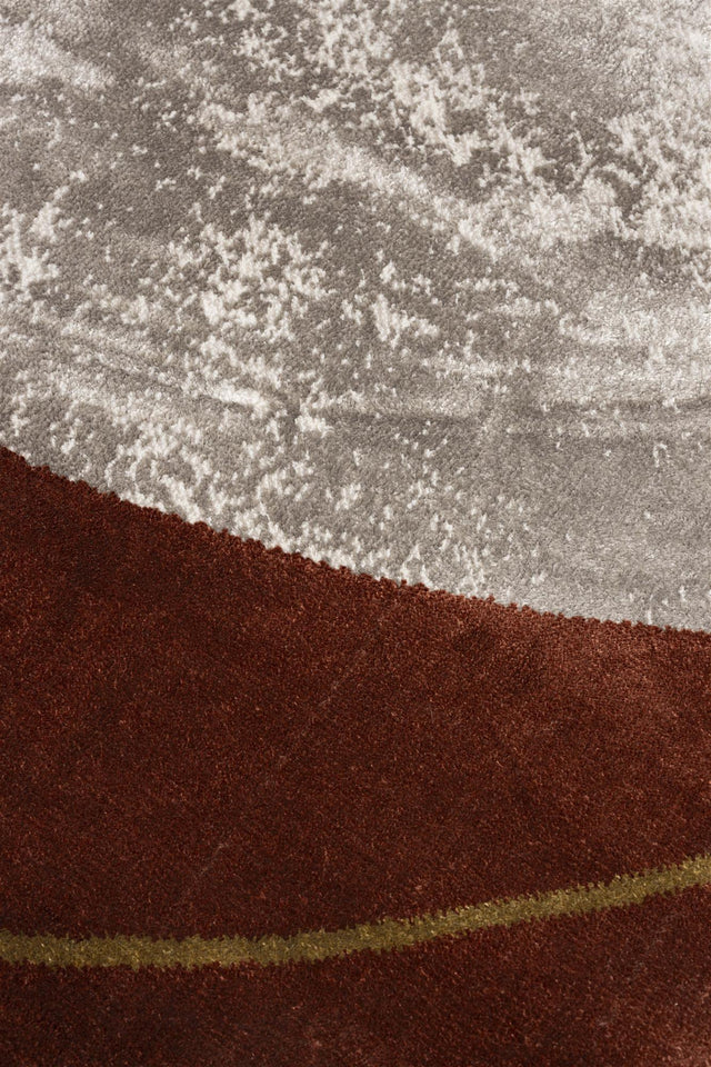 Zuiver-Carpet Noon 200 x 220 圓形地毯 -橘色