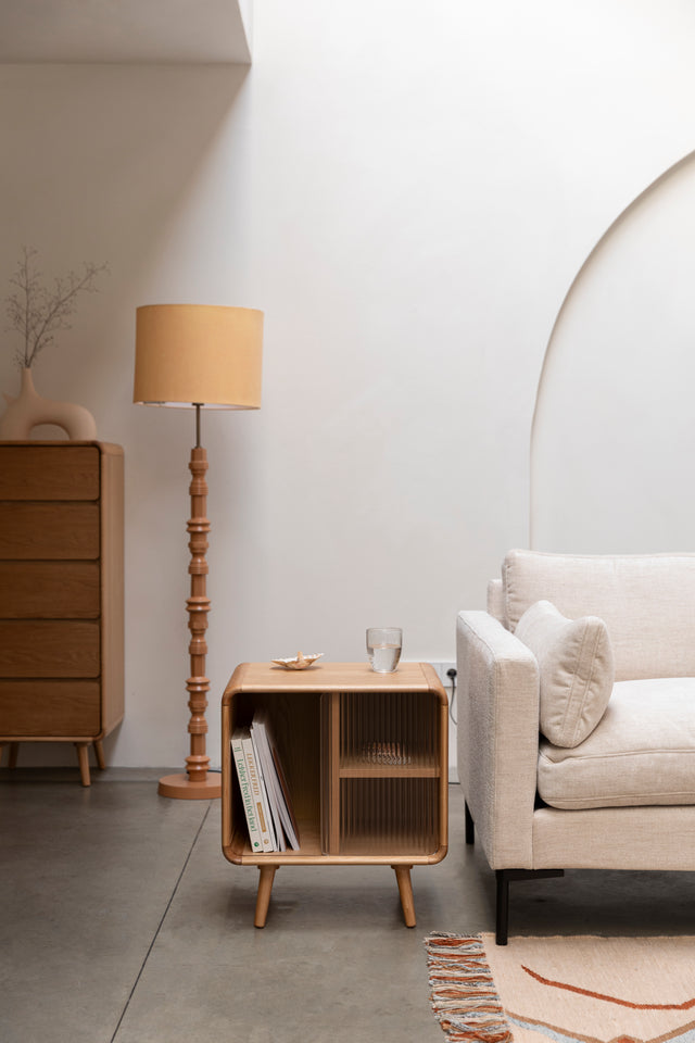 Zuiver-Rise邊桌/床頭櫃 - 原木色