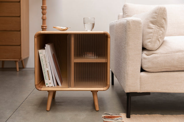 Zuiver-Rise邊桌/床頭櫃 - 原木色