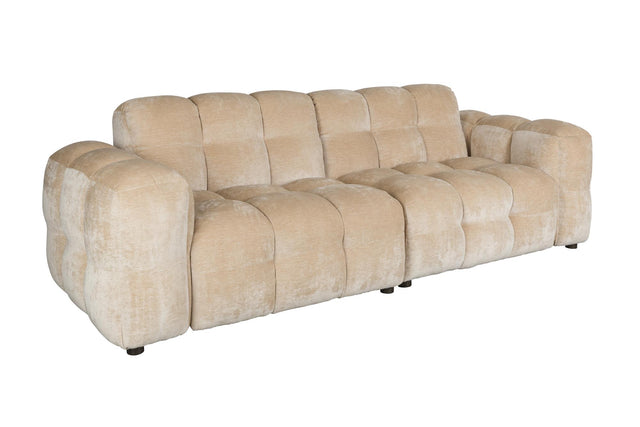 Dutchbone-Hackman 3-Seater Velours 三人沙發 -米色