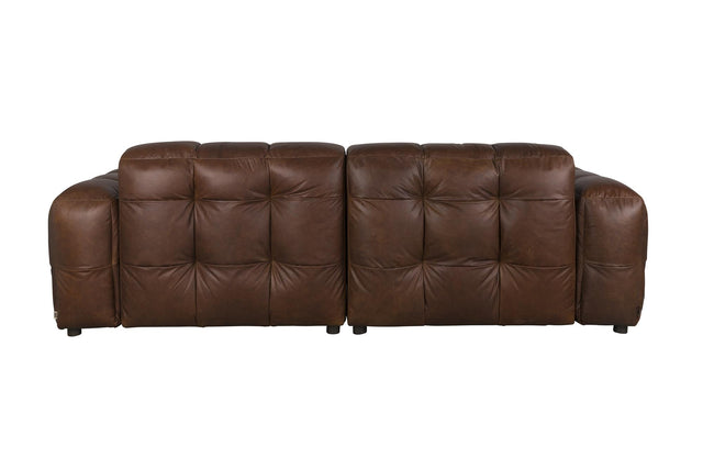 Dutchbone-Hackman 3-Seater Leather Chocolate 三人沙發 -咖啡色