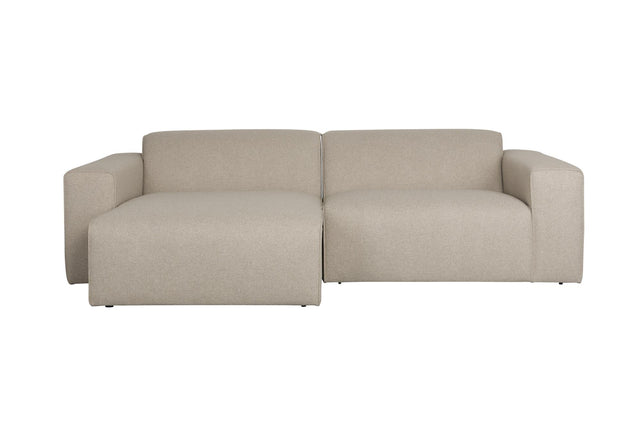 Zuiver-Milka 3-Seater Left Cappuccino 三人沙發 -米色