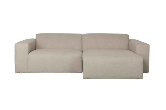 Zuiver-Milka 3-Seater Right Cappuccino 三人沙發 -米色