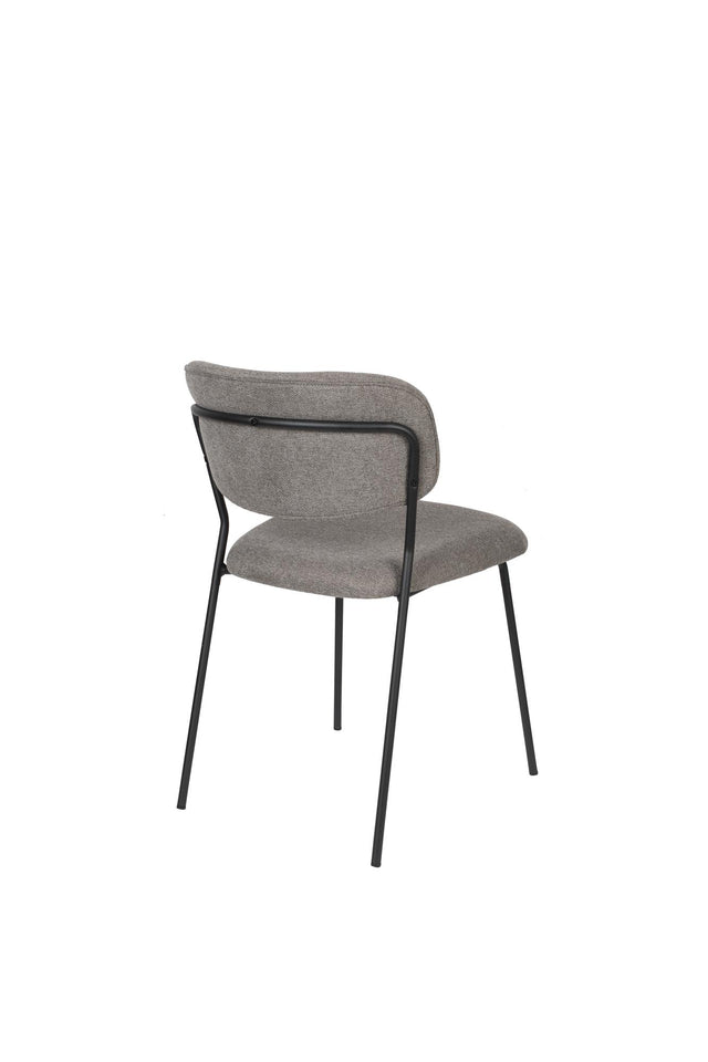 Zuiver-Jolien Black/Grey 餐椅 -灰色