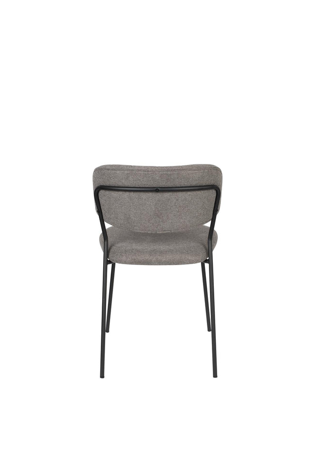 Zuiver-Jolien Black/Grey 餐椅 -灰色