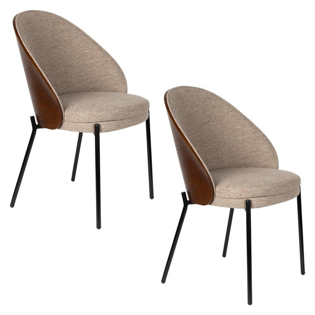 Zuiver-Rodin椅子-米白色