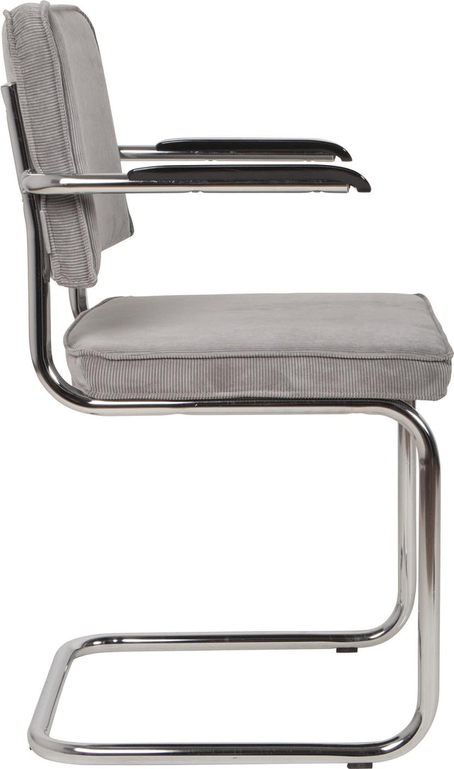 Zuiver-Ridge Rib 餐椅 Cool Grey 32a