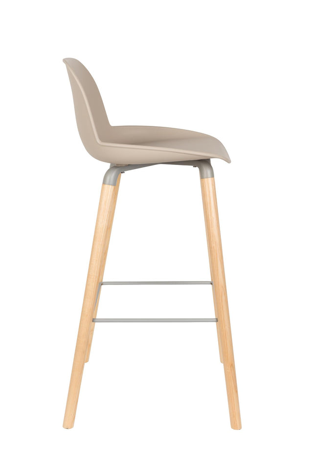 Zuiver-Barstool Albert Kuip 吧台椅 -灰褐色