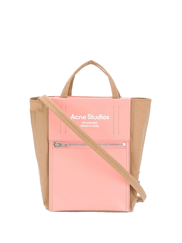 Acne Studios拼接紙感托特包