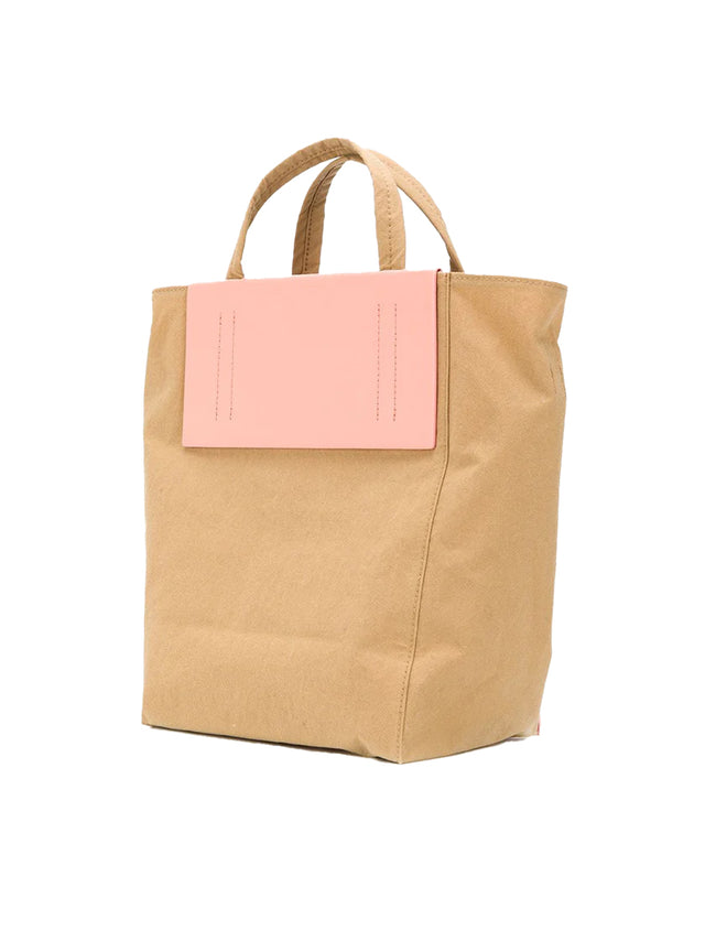 【現貨】Acne Studios拼接紙感托特包