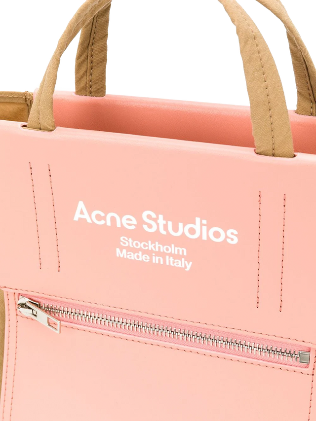 【現貨】Acne Studios拼接紙感托特包