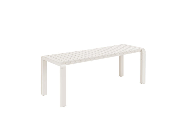 Zuiver-Garden Vondel 129 5x45 Clay 戶外長凳 -白色