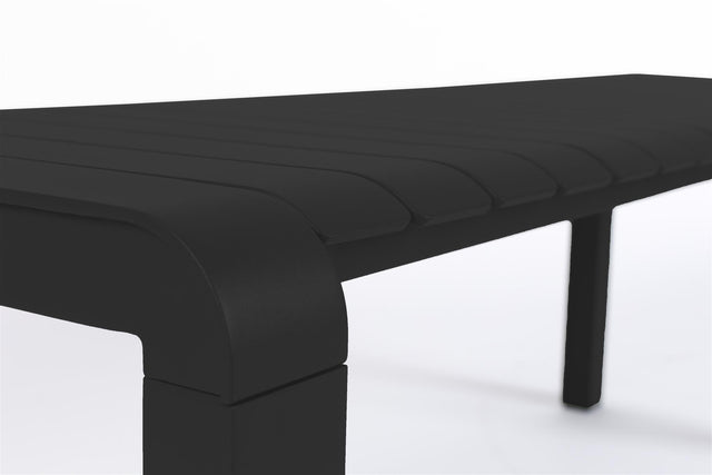 Zuiver-Garden Vondel 175x45 戶外長凳 -黑色