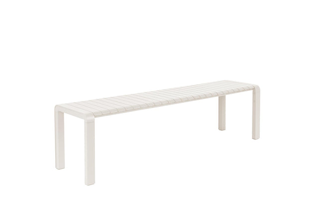 Zuiver-Garden Vondel 175x45 Clay 戶外長凳 -白色