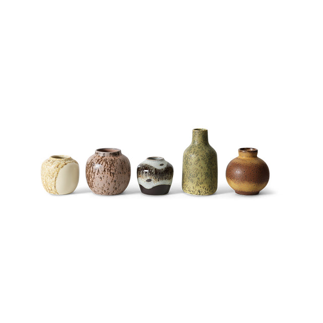 Hkliving-70s ceramics: small vases