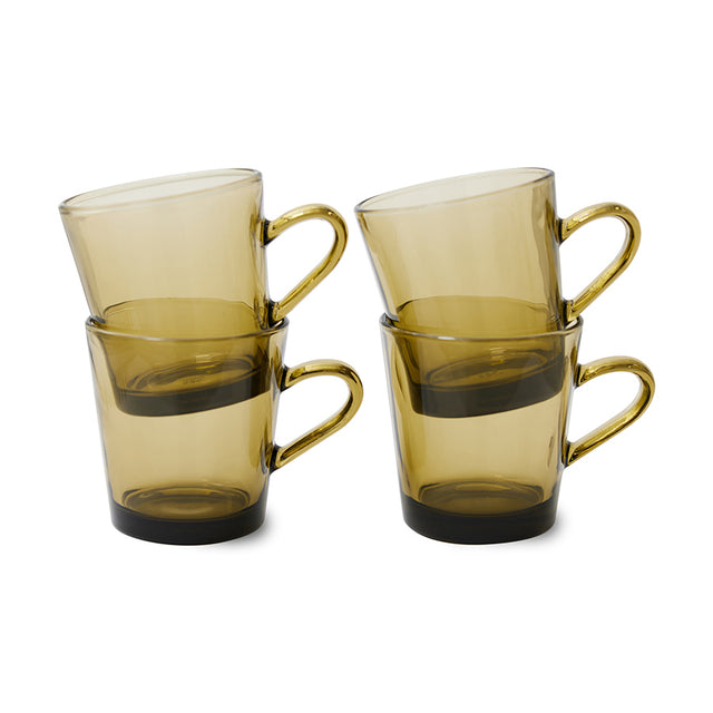 Hkliving-70s glassware: coffee cups