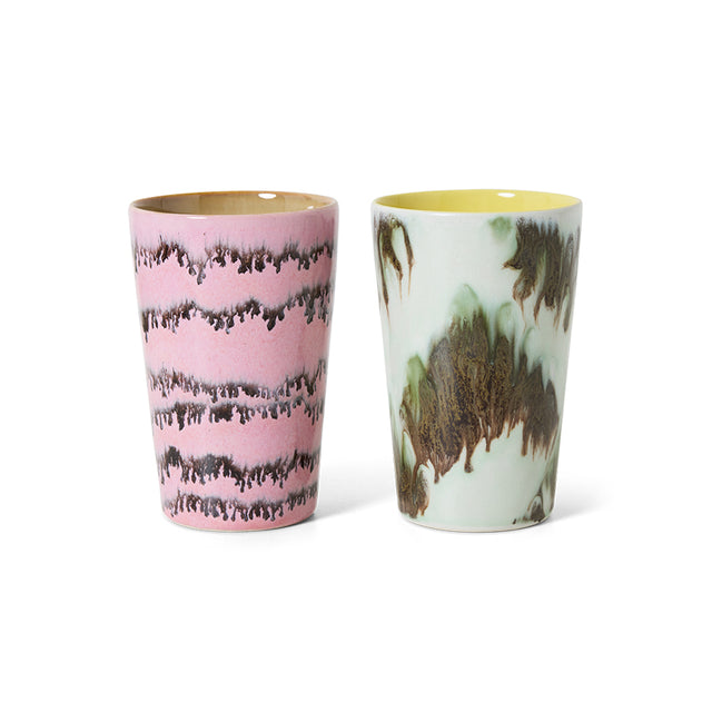 Hkliving-70s ceramics: tea mugs