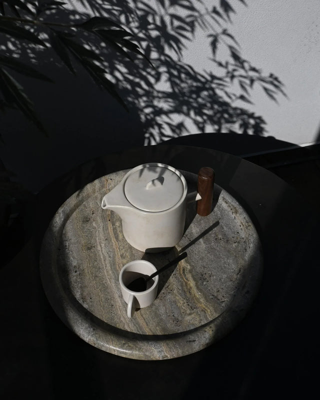 環形托盤,大 - 大地色