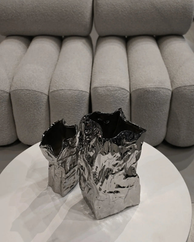 【在庫あり】101 Copenhagen - プリーツベース、ミディアム - クロームシルバー
