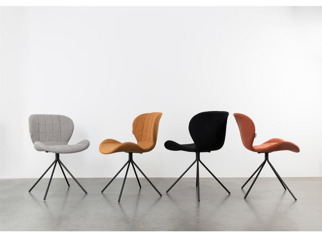 Zuiver-OMG餐椅-亮灰色