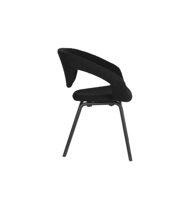 Zuiver-Flexback 扶手椅-黑色