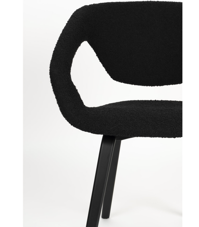 Zuiver-Flexback 扶手椅-黑色