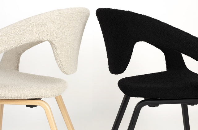 Zuiver-Flexback 扶手椅-黑色