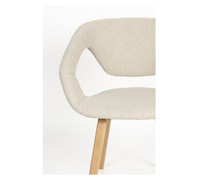 Zuiver-Flexback 扶手椅-米色