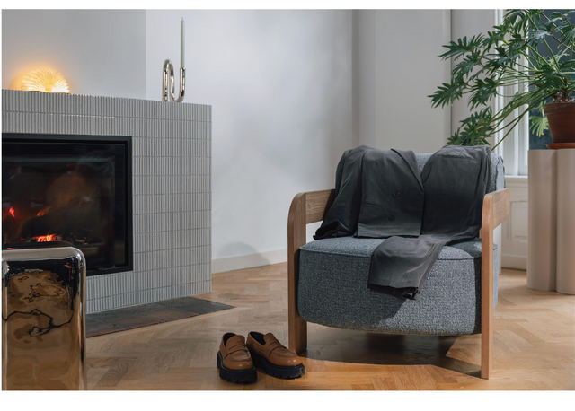 Zuiver-Oolong休閒椅-藍色