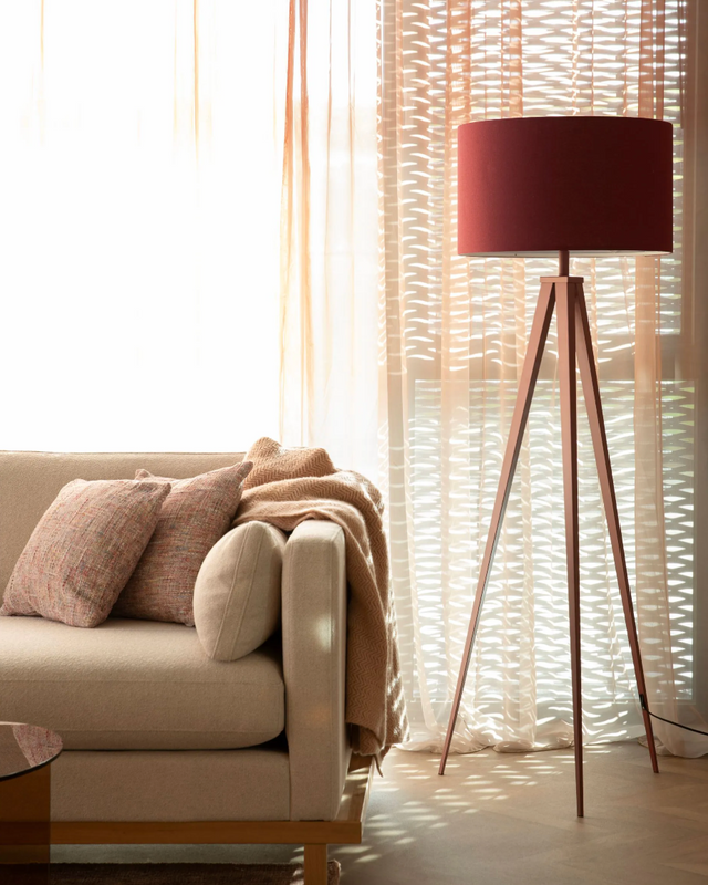 Zuiver - Tripod 三腳落地燈 - 酒紅色