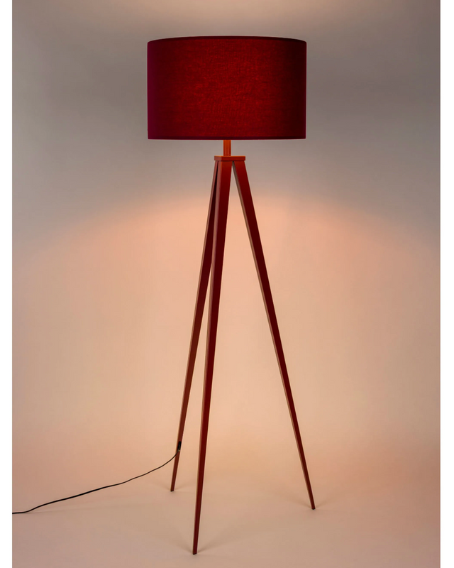Zuiver - Tripod 三腳落地燈 - 酒紅色