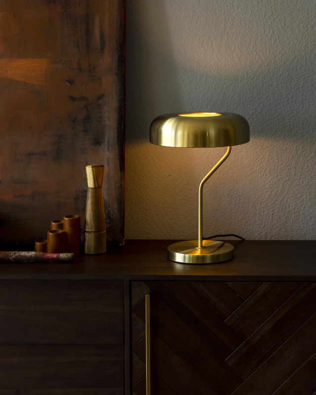 Dutchbone - Eclipse 桌燈 - 黃銅色