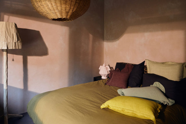HKliving 抱枕|Linen cushion, lemongrass (50x30cm)
