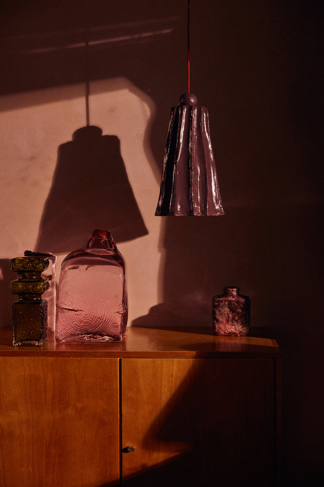 HKliving 吊燈|Flow pendant lamp, burgundy