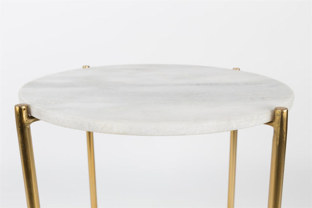Zuiver-Timpa Marble 邊桌 -白色