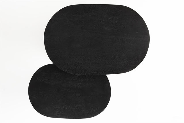 Zuiver-Bela (Set of 2) 邊桌 -黑色