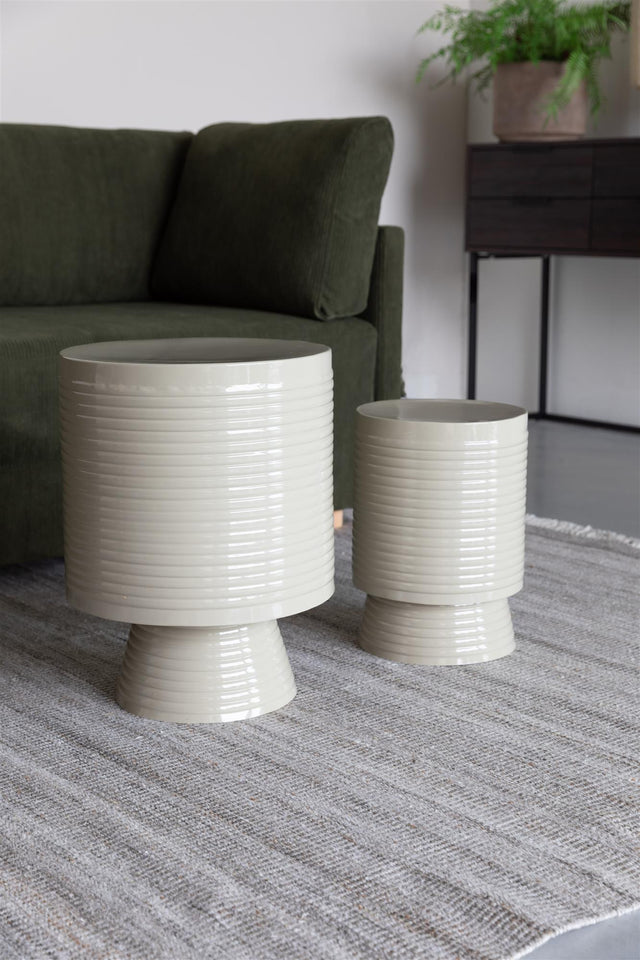 Zuiver-table Sven S Ivory 邊桌 -米色