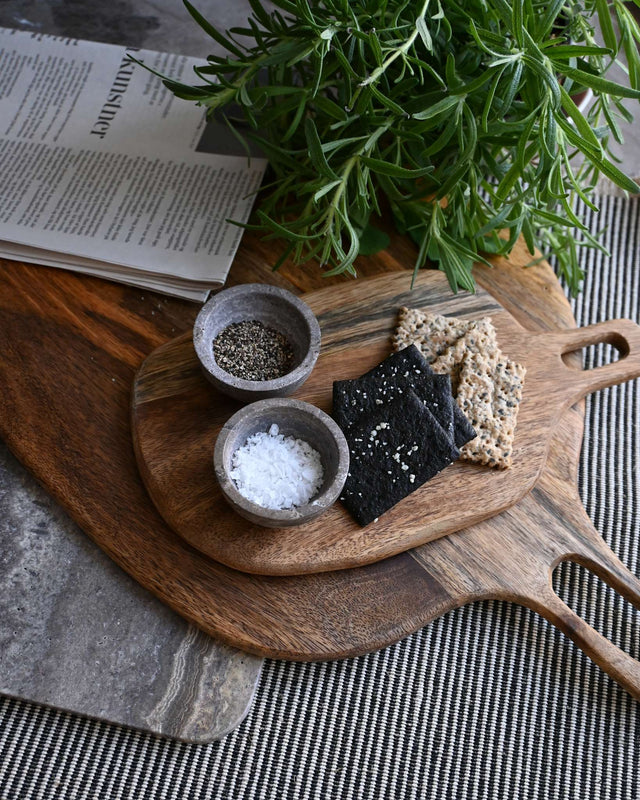 原石鹽盅 – 大地色