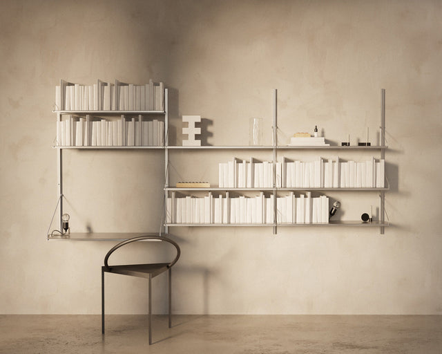 FRAMA-Shelf Library Triple Section 壁掛層架 情境照