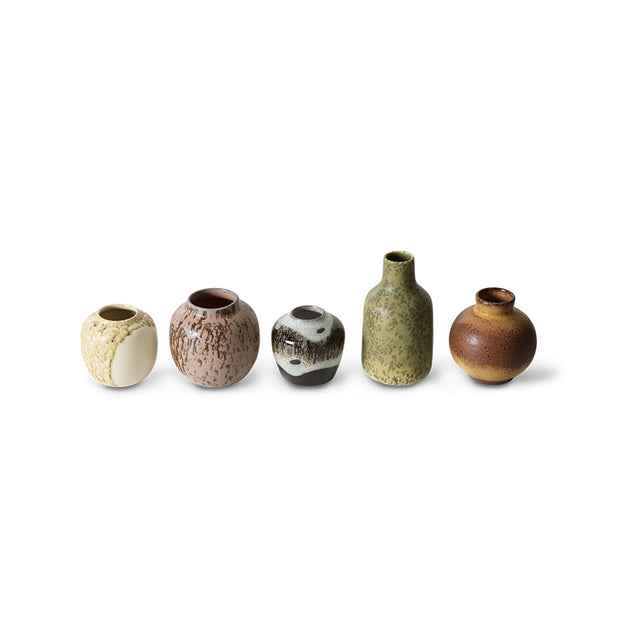 Hkliving-70s ceramics: small vases