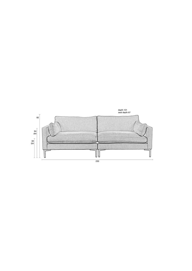 Zuiver-Summer 3-Seater 三人沙發