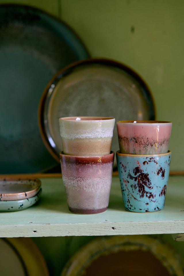Hkliving-70s ceramics: ristretto mugs