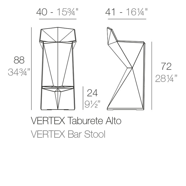 Vondom-VERTEX 吧台椅