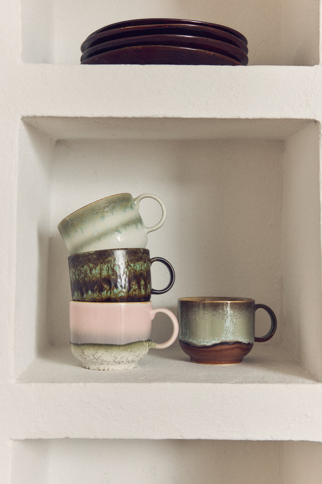 Hkliving-70s ceramics: tea cups