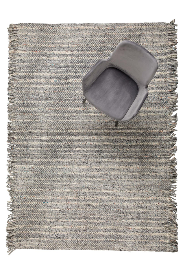 Zuiver-Frills 170x240 Grey/Blue 家飾 -灰色